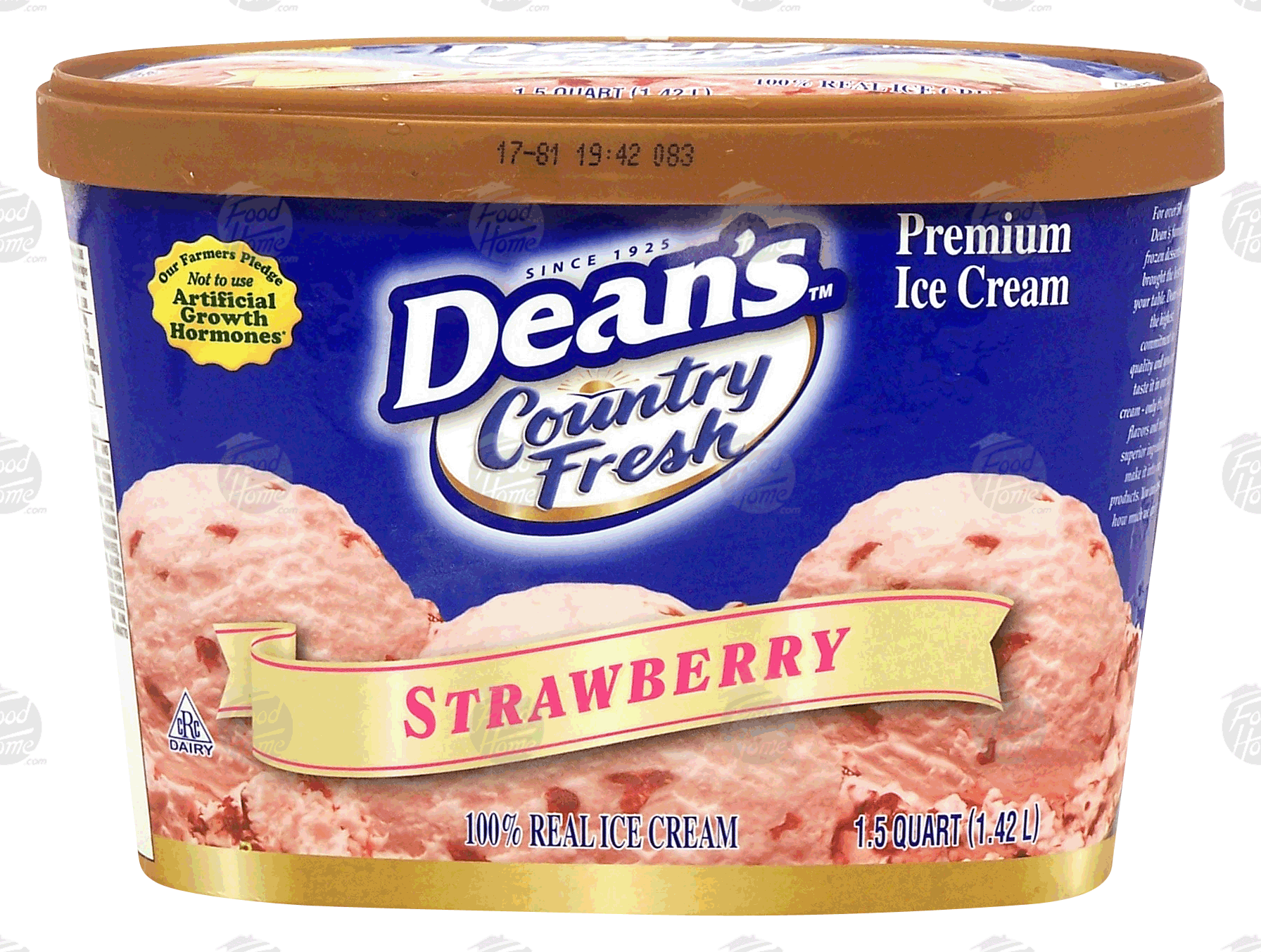 Dean's Country Fresh strawberry ice cream Full-Size Picture